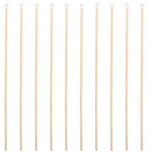 Gogogmee 10stücke Holz Laterne Sticks Handheld Laterne Pole Laternenstäbe in Großen Mengen Laternenstab Für Heimwerkerbedarf Laternenzubehör Laternenhaltestange Laternengriff Laternenstange