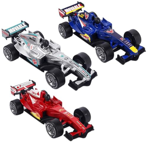 JhavexToy F1 Rennmodelle 3 Stück F1 Auto Modell, Diecast Legierung Sammler Spielzeug Autos- Spielzeug Autos Set Mini Rennen Set, Rennfahrzeug Kinder Spiel für Jungen Mädchen