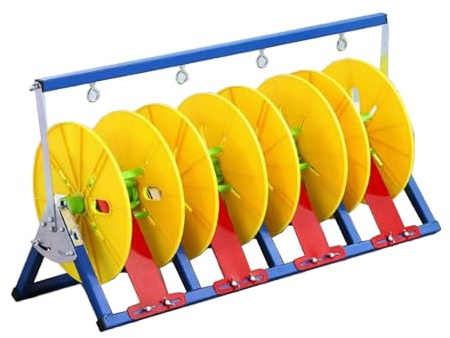 Cable Reel Holder And Dispenser,Heavy-Duty Wire Spool Rack, Cable Distributor & Holder for Construction Sites, Multi-Wire Home Installations, 78x29x41cm - Durable Storage Solution for Organi