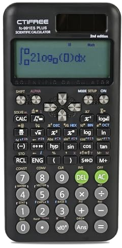 Scientific Calculator 417 Functions 4-Line Display for Secondary School