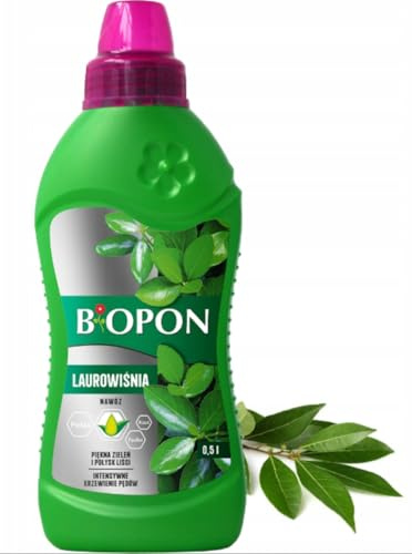 Concime Lauroceraso Liquido 500ml - Fertilizzante per Piante da Siepe Siepi