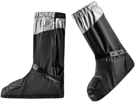 M&Catree Cubrezapatos para Motociclistas Cubrebotas de Lluvia para Hombre y Mujer con Cremallera Impermeables