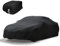 ECD Germany Funda para Coches - L 482 x 178 x 119cm - Lona Doble Alcochado - Transpirable - con Bandas Elásticas - Color Negro - Cubierta Completa para Protección de Auto - Resistente a la Intemperie