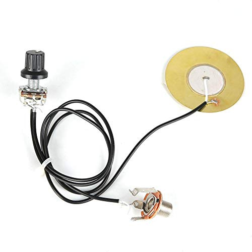 Alomejor Micro Piezo de Guitare Micro Transducteur pour Guitare Violon Ukulele Mandolin Banjo