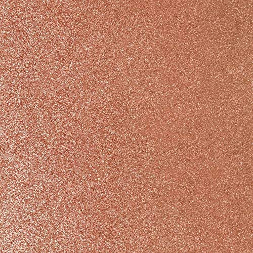 DecoHomeTextil Heimtextilmanufaktur Klebefolie Bastelfolie Dekorationsfolie Designfolie Dekorieren Basteln Schmücken - Metallic Glitter Rose pink 67,5 x 200 cm - 1 8013