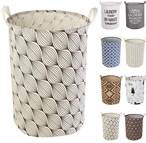 LessMo 19,7 Paniers à Linge, Paniers à Linge Pliable Grand Bac de Rangement en Tissu Corbeille à Linge pour Organiser Chambre d'enfants, Jouets, Vêtement