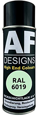 Alex Flittner Designs Spraydose RAL 6019 Weissgrün Dickschichtlack Lack | Dickschichtlack Spray 4 in 1 - 400 ml