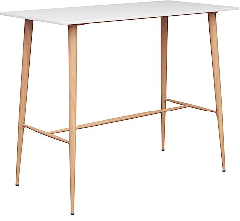 vidaXL Mesa de Bar Blanco 120x60x105 cm
