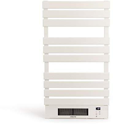 CREATE/WARMTOW PRO/Scalda asciugamani elettrico a basso consumo, bianco, con WiFi, 500W, radiatore PTC, asiugatura elettrica, protzione IP24, programmabile, con timer