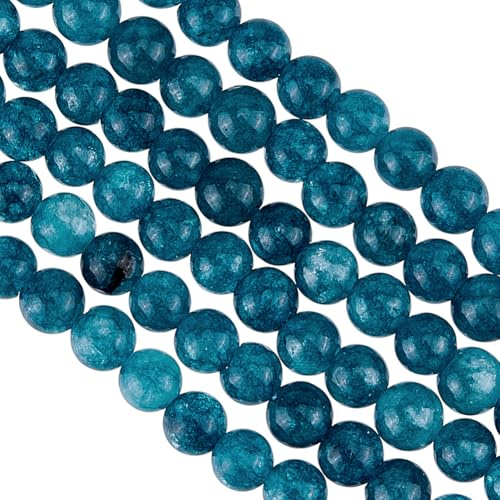 OLYCRAFT Ca. 270 Stück 4-4.5mm Runde Natürliche Apatit Perlen 1mm Loch | Runde Glatte Edelsteinperlen, Lose Perlen, Natürliche Edelstein Perlen, Für Schmuck Armband Halskette Ohrring Basteln