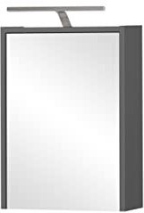 Schildmeyer Spiegelschrank Carlos, anthrazit, 43,5 x 16 x 64 cm