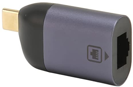 Hosit Adaptateur USB C vers Ethernet, Adaptateur RJ45 vers Type C Tout Corps en Aluminium 1 Gbps pour Les Voyages