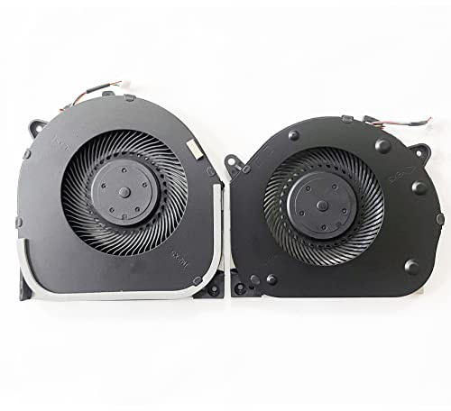Fleshy Leaf CPU+GPU Cooling Fan Replacement for Lenovo Legion Y540-15IRH 81SX Y7000-2019 81NS GTX1660Ti Series DC28000E2F0 DC28000E3F1 XRF2021CB0J XRF2021CA0J 4 Pin FPKE