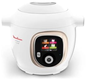 MOULINEX Multicuiseur CE86DA10 COOKEO Connect blanc 200 recettes