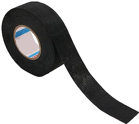 Rianpesn Stoff-Isolierband - Geräuschbeständiges selbstklebendes Reibband | Selbstklebendes Kabelbau -Isolierband, Fasergewebeband 19/15 mm, Kfz-Kabelbaumschutz