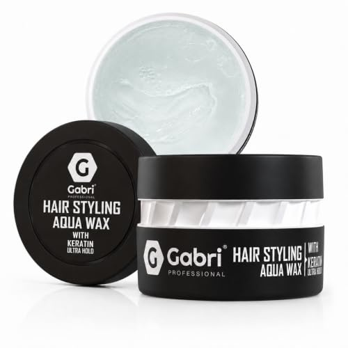 Gabri Keratin Ultra Hold Hair Styling Wax 150 ml - Edge Control - Maximal Kontroll Och Lång Hållbarhet - Hårvax för Män Och Kvinnor