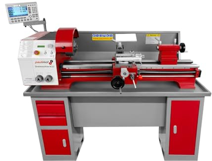 PAULIMOT Drehmaschine SIEG SC12, 1500 Watt, 1000 mm Spitzenweite mit Messsystem