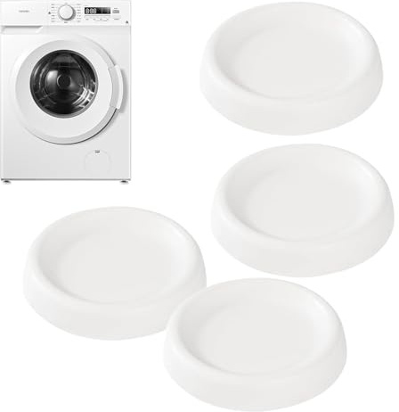 DHWEKU 4er Set Schwingungsdämpfer Rund - Dämpfer Waschmaschine - Vibrationsdämpfer Waschmaschine - Gummifüße Waschmaschine - Antivibration - Antivibrationszubehör