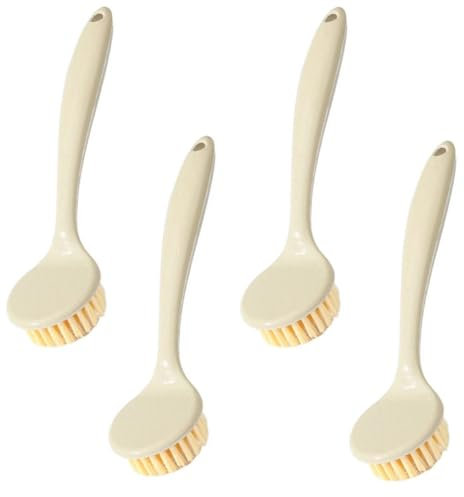 Spazzola per piatti,4 pezzi Spazzola per la Pulizia spazzola lavapiatti Pennelli per Pulizia per padelle,pentole,pulizia lavello da cucina