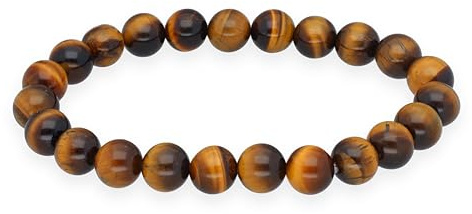 Lebensquelle Plus Kugelarmband | Perlen Armband 8 mm | Hochwertiges Edelsteinarmband | Natur Stein Edelsteinarmband dehnbar