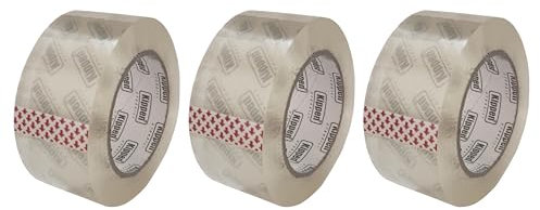 kippen 9004TR3 Verpackungsklebeband, transparent, 132 m x 50 mm, 3 Rollen