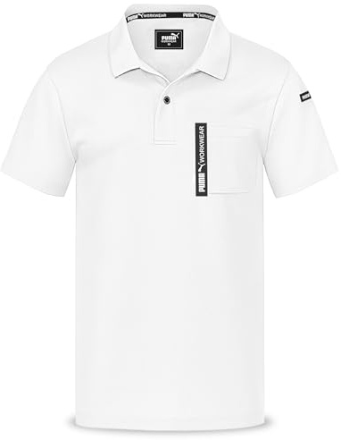 PUMA Workwear Advanced – Poloshirt Herren Kurzarm – Arbeitsshirt mit Brusttasche und Utility Fach an der Schulter – Strapazierfähiges, atmungsaktives und schnelltrocknendes Gewebe
