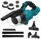 GXGSDM Cordless Vacuum Cleaner, Handheld Wireless Vacuum Cleaner, 16000Pa Strong Suction Power, 4 Multi-nozzle, 2 HEPA Filters, For Home Pet Hair, Car, With 1/2 Battery(2)