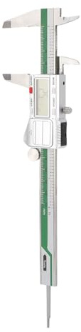 Kikumi LCD Digital Caliper, Accurate and Practical 6in Measuring Tool with IP54 Splashing Proof Protecting for Home, Manual Measurement, Amateurs, Craftsmen