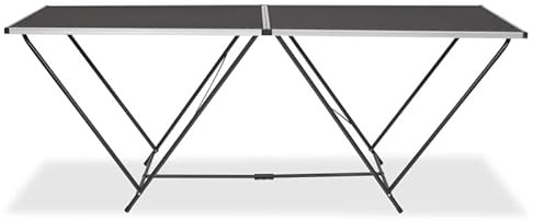 Eleganz Klappbarer Tapeziertisch aus MDF und Aluminium 200×60×78 cm - Leicht, stabil & platzsparend für Heimwerker und Profis