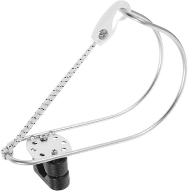 Parliky Stainless Steel Yacht Lifebuoy Holder Bracket Horseshoe Lifebuoy Bracket for Swimming Ring Storage Easy Installation Compact Design for Boat Safety Accessories