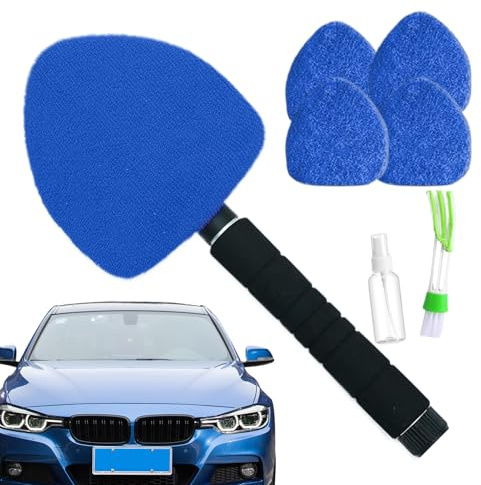 Genérico Limpiador De Parabrisas,Limpiaparabrisas Extensible con Cepillo Desmontable | Accesorio Removible para Limpieza de Espejos y Ventanas de Autocaravanas Barcos Vehículos