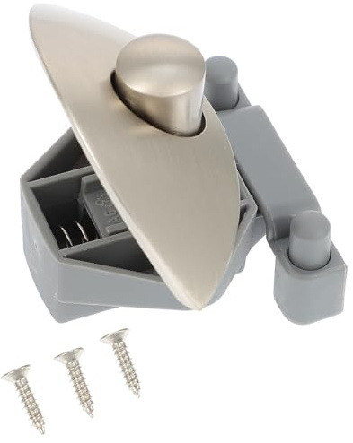 DIKACA Push Button Latch Schloss Zinklegierung Rv Yacht Möbelschloss Kabinett Türschloss für Wohnwagen Schubladen Camper Schranksicherung Multifunktional