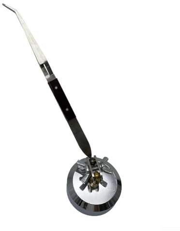 Pinzette per saldatura con rotazione a 360 gradi e manico resistente al calore, per gioielli e modellismo (curve)