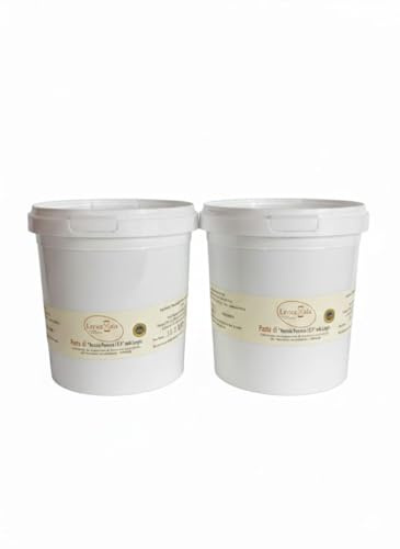 Levicciola - Pasta di Nocciola 100% Piemonte IGP Langhe, senza zuccheri aggiunti, senza glutine e lattosio, ideale per dolci gourmet e colazione, pack da 2 unità di 1kg