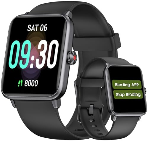 Pautios Pedometer Watch Senior Friendly No App/Phone Required, Waterproof Fitness Tracker Watch with Step Counter Calories/Sleep Tracker for Walking Running for Men Women