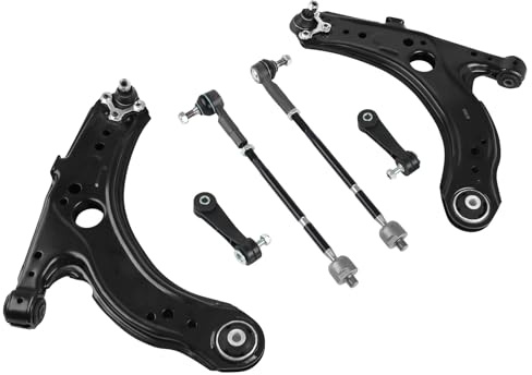 Docas Kit Braccio Oscillante, Sospensione Ruota 1J0407151A,1J0407151B,1J0407151C per A3 8L VW B-ORA G-OLF 4 1J NEW B-EETLE S-EAT L-EON 1996-2010 (6 pezzi)