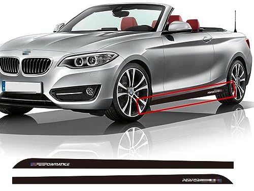 OGRAFF Auto Seitenschweller Aufkleber Für BMW 2 Series F22 Coupe F23 228i M235i M240i M, Seitenstreifen Rock Dekor Karosserie Tür Aufkleber Außen Zubehör Transparent