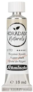 Schmincke - Horadam Naturals, Rügener Kreide, 15 ml, 26110006, feinste vegane Wasserfarbe, natürliche Pigmente, Verbindung Aquarell & Gouache, Tube
