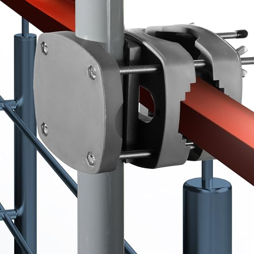 4happy Sonnenschirmhalter Balkongeländer SunnyBoy: Platzsparender Ersatz für Sonnenschirmständer – Praktische Balkonhalterung, funktionell für Geländer in Anthrazit