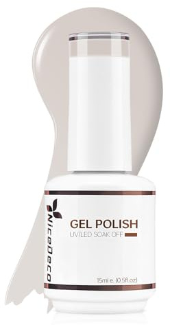 Nicedeco Gelnagellack halvpermanent gellack UV/LED blöt genomskinlig gelpolish 15 ml-266