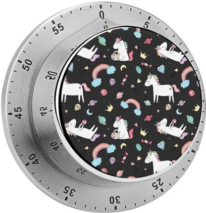 Kitchen Timer Planet Unicorn Magnetic Countdown Classroom Timer For Studying Teaching 8cm