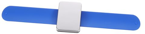 Magnetisches Silikonarmband Blau für Haarspangenhalter im Alltag | Friseurbedarf, Klatscharmband Nadelkissen, Anstecknadel Armband als Haarclip Halter