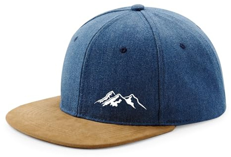 Huuraa Cappy Mütze Berg Silhouette Mountain Geschenk | Baseballkappe Basecap Kappe Geschenkidee Unisex Baseball Cap