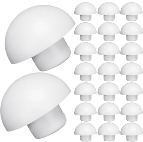FRCOLOR 50 Pezzi Gommini Paracolpi per Sedile Wc e Bidet in Eva e Ldpe, Supporto Stabile per Riparazione Bagno Antiscivolo e Accessori Copriwater