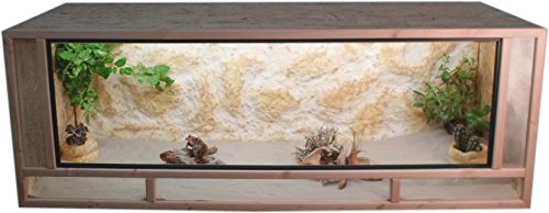 OSB Terrarium - Holzterrarium - Front aus massiven Fichtenhholzrahmen - Made In Germany !! (80x60x60cm)