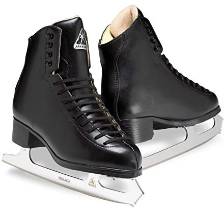 Jackson Ultima JS1995 Black Figure Ice Skates for Boys Size: Width: M-Medium/Size: Toddler 8