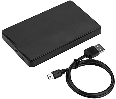 Fasient Boîtier de Disque Dur IDE USB 2.0 2,5 Pouces - Externe Portable Grande Capacité 7-9,5 mm 2 To