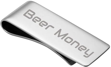 Ashton and Finch Beer Money Money Clip for Men and Women Novelty Beer Gifts and Presents