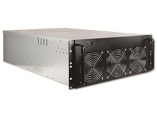 Inter-Tech Gehäuse Mini ITX 4W40 Mining-Rack 179x482x705mm Schwarz