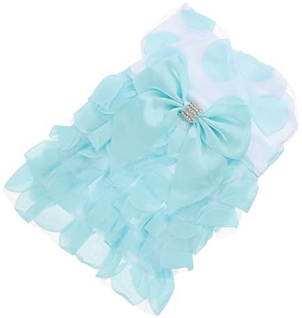 Happyyami Pet Dog Lace Bowknot Tutu Dress Charmante Mehrschichtige Kleidung Für Hunde Und Katzen Für Outdoor-aktivitäten Und Besondere Anlässe
